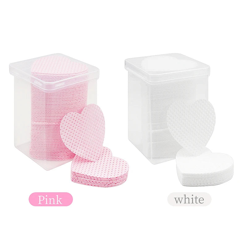 200 Piece Heart Cotton Pads