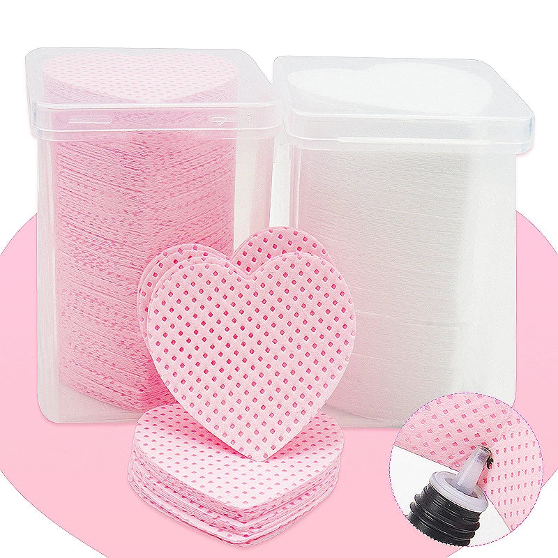 200 Piece Heart Cotton Pads