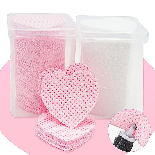 200 Piece Heart Cotton Pads