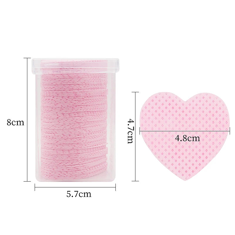 200 Piece Heart Cotton Pads