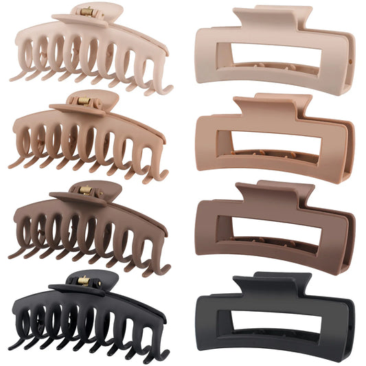 8 Piece Claw Clip Set